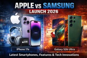 Apple vs Samsung Launch 2026: Latest Devices, Features, and Tech Battle